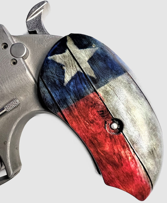 Bond Arms Derringer XL Grips HD / UV Printed Rustic Texas Flag- XL