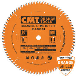 CMT INDUSTRIAL MELAMINE AND FINE CUT-OFF SAW BLADES 10" 80 tooth (Only 1 Left) - WoodWorld of Texas