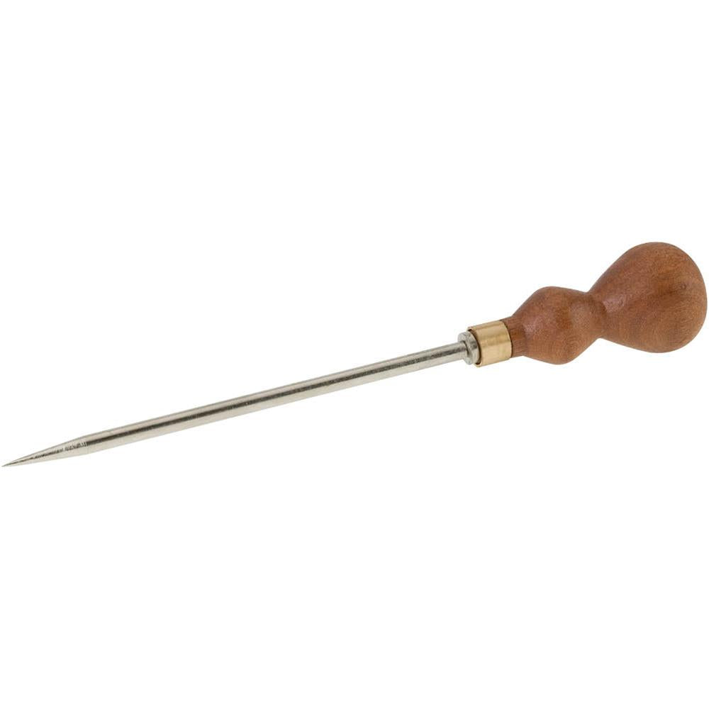 4 Scratch Awl with Wood Handle & Metal Cap