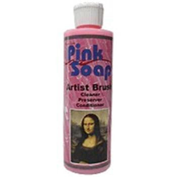 Mona Lisa Pink Soap Brush Cleaner - Water Based