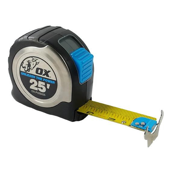 Ox Tools 25' Stainless Steel Tape Meassure