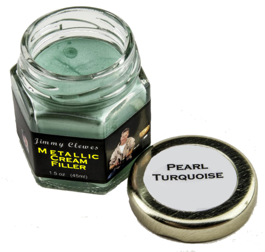 Jimmy Clewes Metallic Cream Filler - Pearl Turquoise