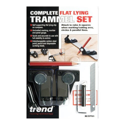 Trend Complete Flat Lying Trammel Set   U*M/CFT01 - WoodWorld of Texas