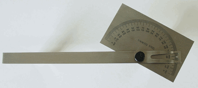 Stainless Steel Protractor - WoodWorld of Texas