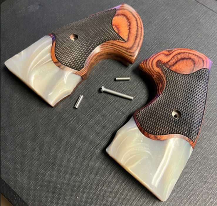 Colt Python Grips, Colt Python 2020, Colt 2021 Anaconda Grip Rosewood Pearl