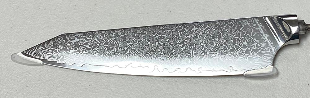 * VG10 Hidden Tang - Rain Drop Pattern - 8" Cut Chef Knife - VG10 Damascus