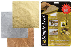 Simple Leaf - Composite Metal Leafing 18 Sheet Packs - WoodWorld of Texas