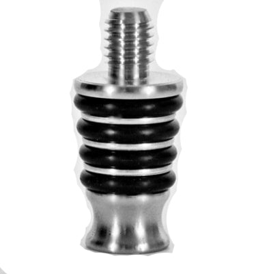Ruth Niles Bottle Stoppers - Cork Style- Stainless Steel - Made in USA