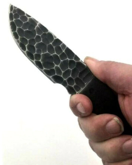 * CNC Produced Terminator T2 Textured Pattern CNC Knife Blank