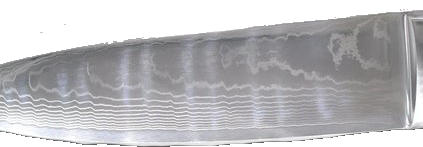 * VG10 Wave Pattern - Chef Knife Blank - 13.5"OAL - VG10 Damascus
