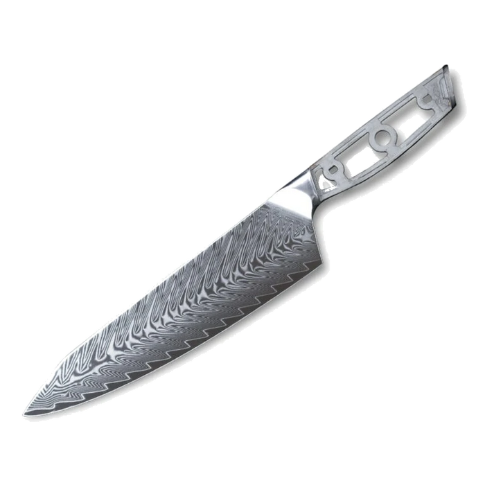 * VG10 Fishbone Pattern - Chef Knife Blank - 13.5" AOL - VG10 Damascus